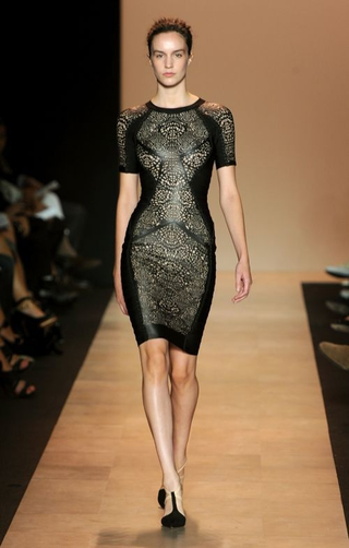 Illustration for article titled Herve Leger's Dresses Will Crush Your Ribs, Beautifully.